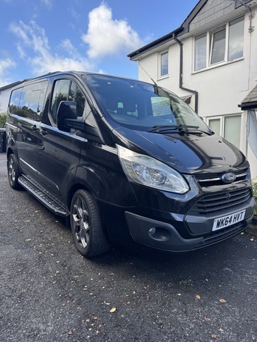 Black ford transit - custom, 64